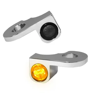 HeinzBikes NANO Series Handlebar Turn Signals<br><ul><li>Precision-machined from high quality billet aluminium, the housings are available in black and chrome. </li><li>In addition, you can choose the turn signals with the desired double function - turn signals with position light.</li><li>The entire electronics of the NANO Series are integrated in the indicator and they can be operated "plug &amp; play" directly on the 12 volt network with Can-Bus models.</li><li>HeinzBikes® turn signals are the only ones on the market that are made in over 50 model-specific versions.</li></ul>