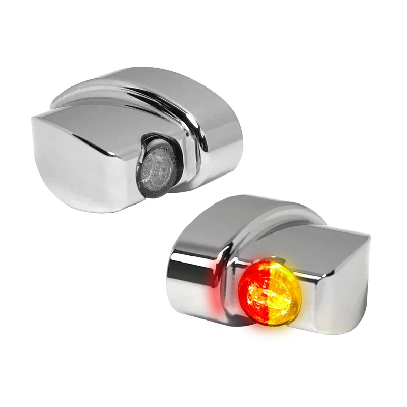 HeinzBikes Nano Winglets 3-1 taillight/turn signals. Chrome