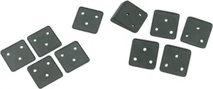 Drag Specialties WEDGE GASKET LICENSE PLATE