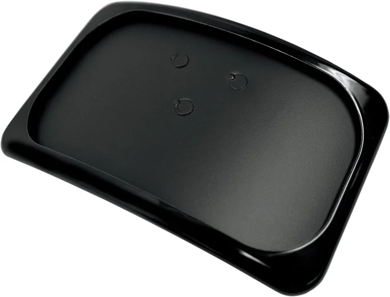Drag Specialties MOUNT 3HOLE LIC PLT BLK