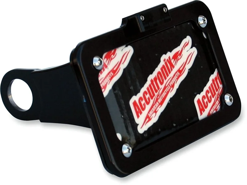 Accutronix Side Mount License Plate with LED Tag Light