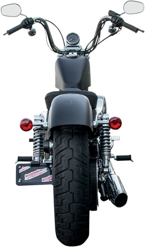 Accutronix Side Mount License Plate with LED Tag Light