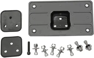 Drag Specialties MOUNT LIC PLT FENDER BLK