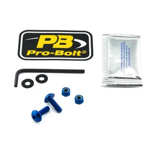 PRO BOLT LIC PLT SREW PK BL