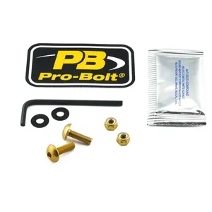 PRO BOLT LIC PLT SREW PK GD