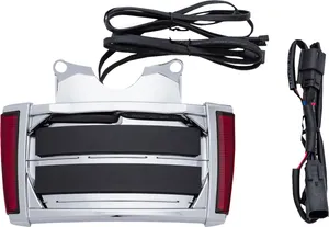 Ciro 3D FRAME LP W/LEDS CHR/RED