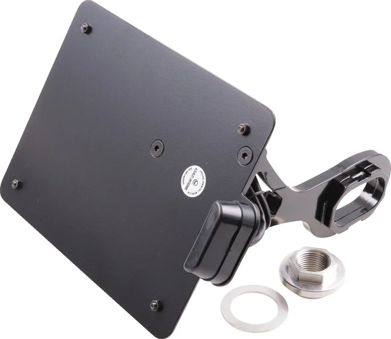 Cult-Werk Side mount license plate bracket black, Austria