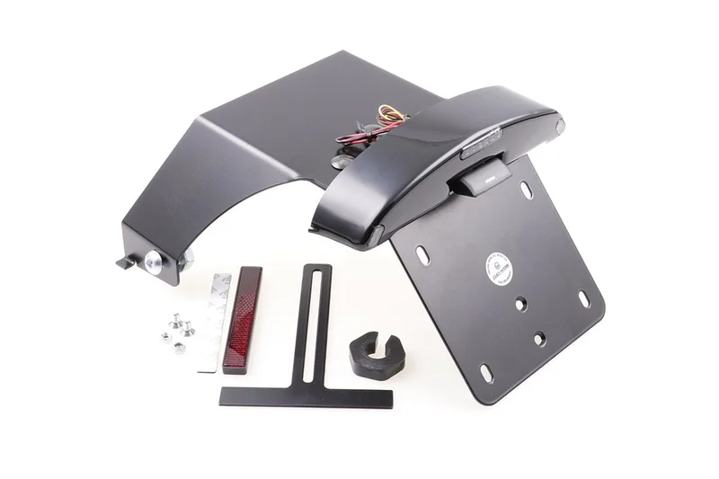 Cult-Werk License plate bracket. 2-1 taillight/brake light