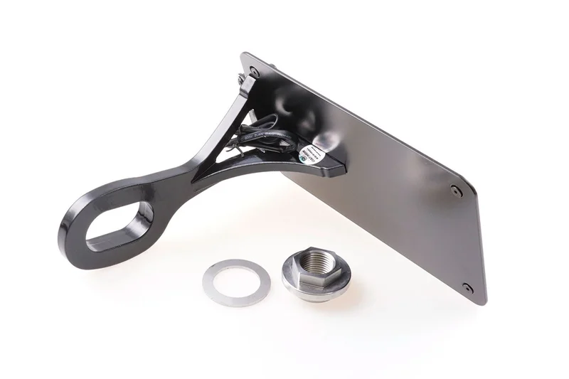 Cult-Werk Side mount license plate bracket. France