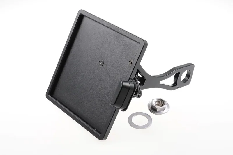 Cult-Werk Side mount license plate bracket, black. Germany