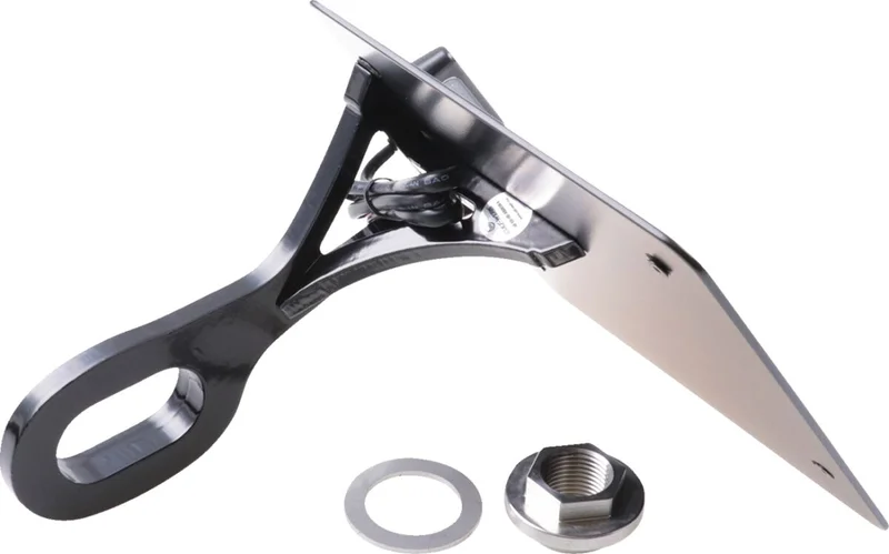 Cult-Werk Side mount license plate bracket, black. Germany