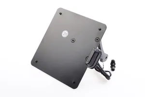 Cult-Werk License Plate<br><ul><li>The license plate holder from Cult-Werk is made of high-quality steel, CNC lasered and then powder-coated black! Incl. LED license plate lighting with E-test mark.</li></ul><br>License Plate Size Germany 180mm W x 200mm H