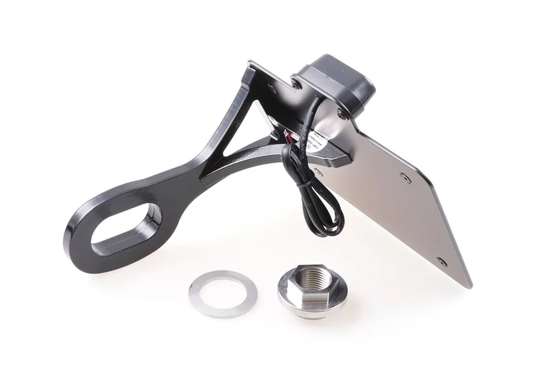 Cult-Werk Side mount license plate bracket. Switzerland