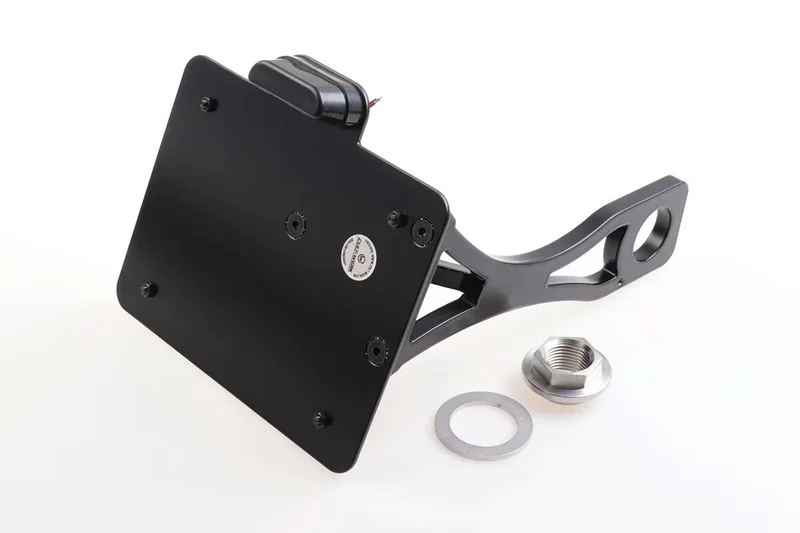 Cult-Werk Side mount license plate bracket. Switzerland