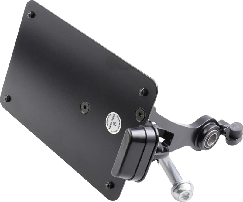 Cult-Werk Side mount license plate bracket, black. France