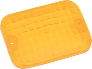 Drag Specialties LENS REPL RECTANGULAR AMB