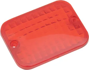 Drag Specialties LENS REPL RECTANGULAR RED