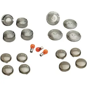 Drag Specialties SMOKED FLAT LENS 86-12  