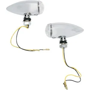 Drag Specialties SMOOTH BULLET LED CLEAR 