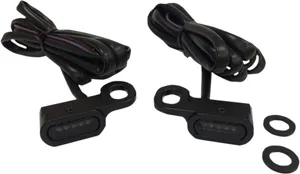 Drag Specialties LIGHTS TRNSIG BLK SMK HYD