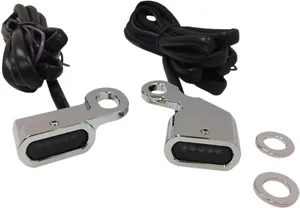 Drag Specialties LIGHTS TRNSIG CHR SMK 96-