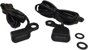 Drag Specialties LIGHTS TRNSIG BLK SMK 96-