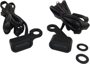 Drag Specialties LIGHTS TRNSIG BLK SMK XL