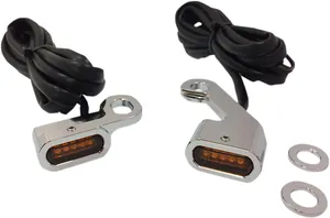 Drag Specialties LIGHTS MRKR CHR AMBR FLT