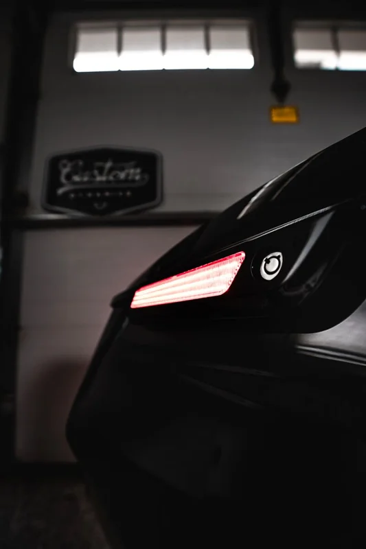 Custom Dynamics Dynamics saddlebag Latch LED lightz, red lens