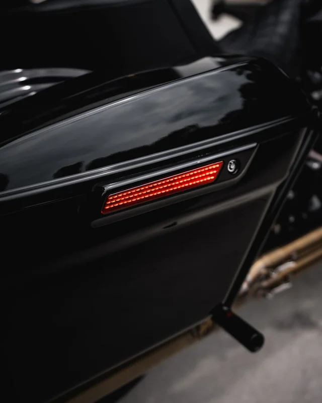 Custom Dynamics Dynamics saddlebag Latch LED lightz, red lens