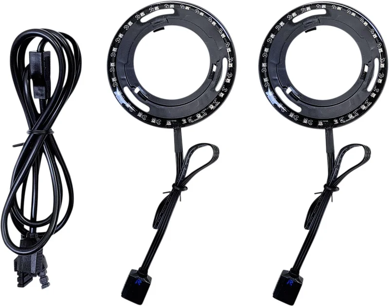 Custom Dynamics Dynamics, ProGLOW LED fairing speaker lights. Upper