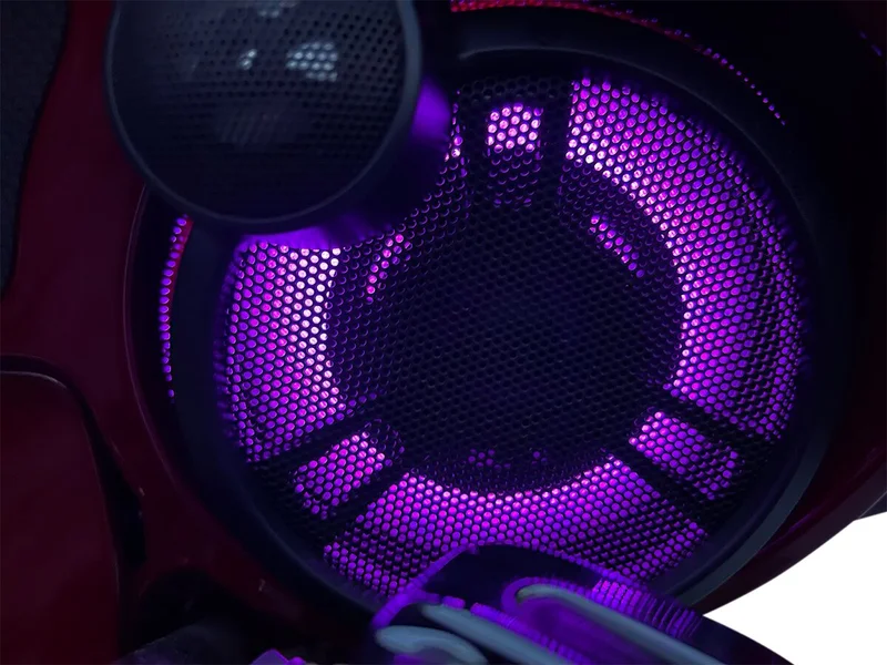 Custom Dynamics Dynamics, ProGLOW LED fairing speaker lights. Upper