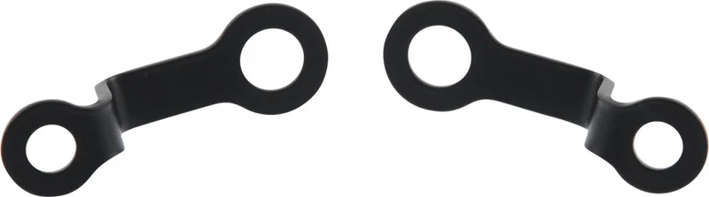 Cult-Werk Turn signal mount kit. Rear. Double angled. Black