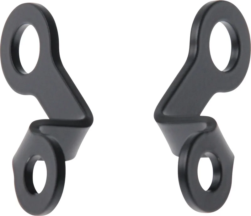 Cult-Werk Turn signal mount kit. Rear. Double angled. Black