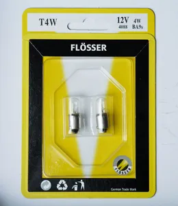 FLOSSER BULB SINGLE FILAMENT T4W 12V 4W BA9S 10PK