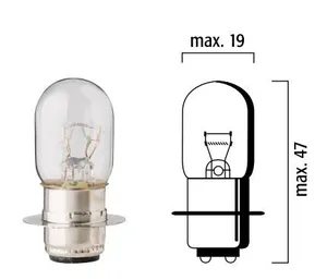 FLOSSER BULB 12V 25/25W P15D-25-1 10PK