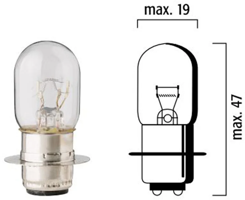 FLOSSER BULB 12V 25/25W P15D-25-1 10PK