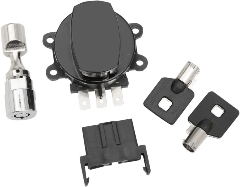 Drag Specialties SWITCH BLK W/FRK LK 96-10