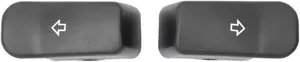 Drag Specialties CAPS T/S EXT BLK ST 11-17