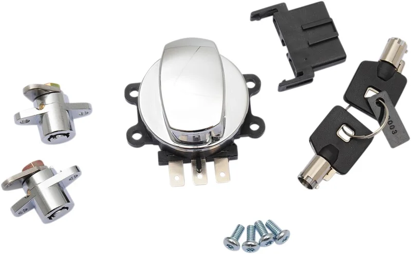 Drag Specialties SWITCH IGN W/SB LOCKS CHR