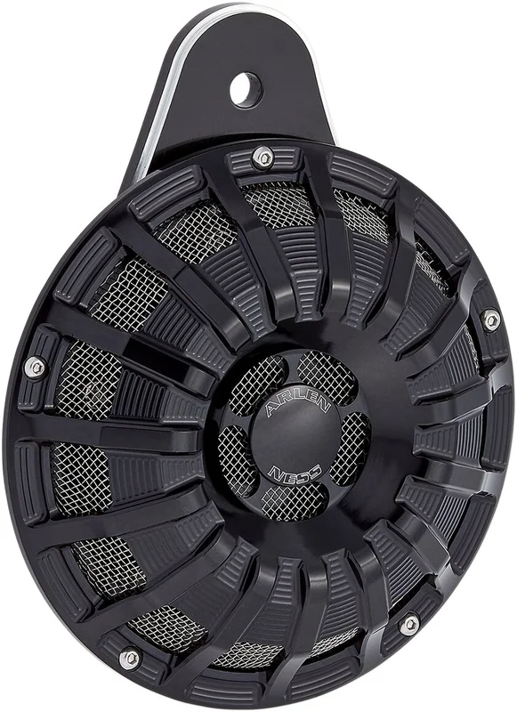 Arlen Ness Ness, 15-spoke horn cover. All Black