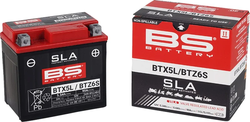 BS BATTERY BATTERY BTX5L SLA 12V 70 A