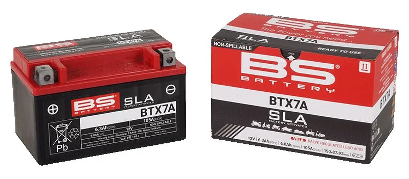 BS BATTERY BATTERY BTX7A SLA 12V 105 A