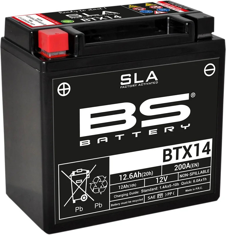 BS BATTERY BATTERY BTX14 SLA 12V 200 A
