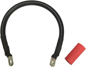 Drag Specialties CABLE BATTERY BLK 12