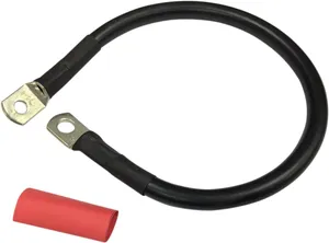 Drag Specialties CABLE BATTERY BLK 15