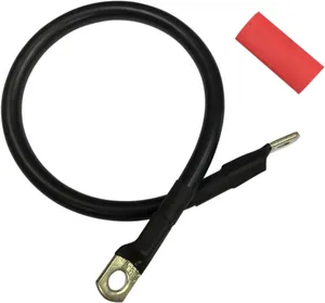 Drag Specialties CABLE BATTERY BLK 16