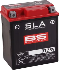 BS BATTERY BATTERY BS BTZ8V SLA
