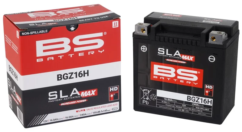 BS BATTERY BATTERY BS BGZ16H SLA MAX