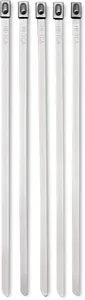 MOOSE OFFROAD HARD-PARTS 14" CABLE TIES STAINLESS STEEL 5-PACK